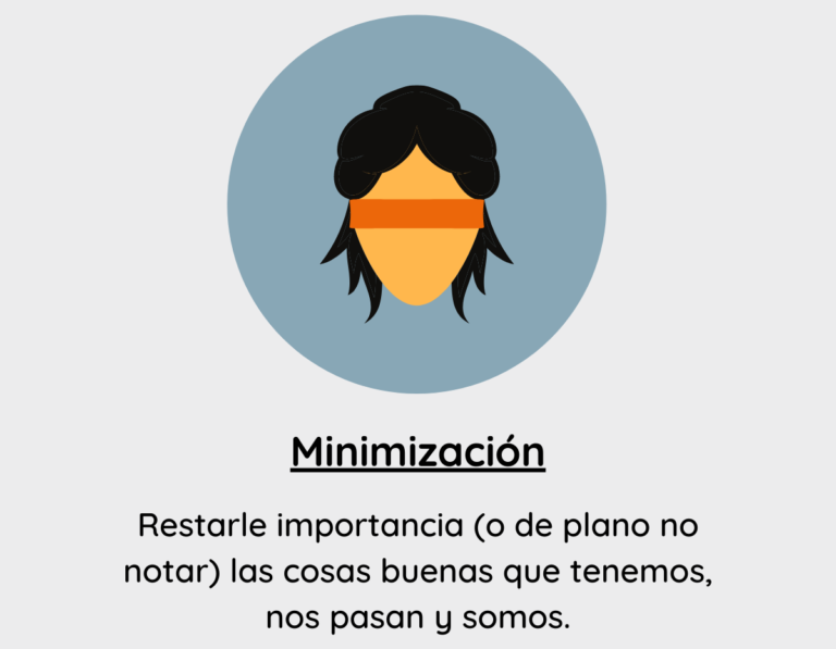 Distorsiones cognitivas: La minimización.