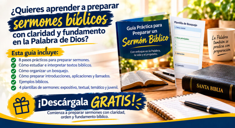 ¿Cómo preparar sermones bíblicos con claridad y fundamento?